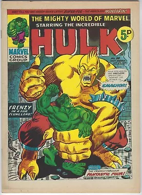 Buy MIGHTY WORLD OF MARVEL # 56 - 27 Oct 1973 - High Grade - Hulk Stone Man Fan Four • 9.95£