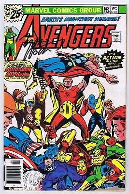 Buy Avengers #148 FN Signed W/COA Marv Wolfman 1976 Marvel Comics • 38.13£