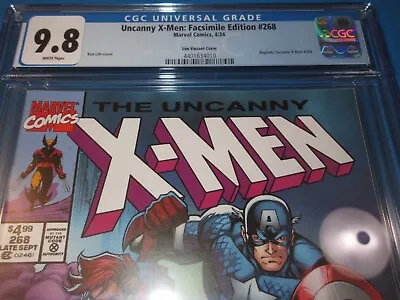 Buy Uncanny X-men #268 Facsimile Rare 1:25 Lim Variant CGC 9.8 NM/M Gorgeous Gem Wow • 63.62£