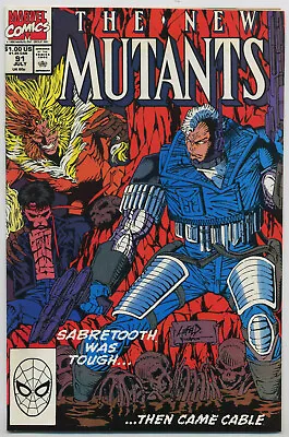 Buy New Mutants 91 NM- 9.2 Marvel 1990 Cable Rob Liefeld • 3.98£