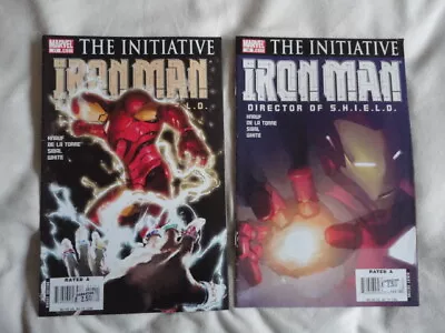 Buy Iron Man. Director Of SHIELD #17&18. The Initiative Parts 3 &4.Marvel 2007 • 1.50£