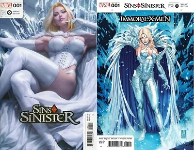 Buy Sins Of Sinister Immoral X-men #1 Variant Set Nm Artgerm Mark Brooks Emma Frost • 7.96£