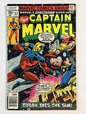 Buy Captain Marvel #57 Marvel Comics 1978 Comic Bronze Age VS THOR • 6.40£
