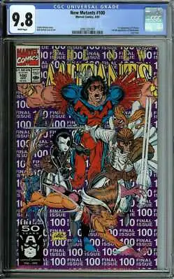Buy New Mutants #100 Cgc 9.8 White Pages // 1st Appearance X-force 1991 Id: 38375 • 79.67£