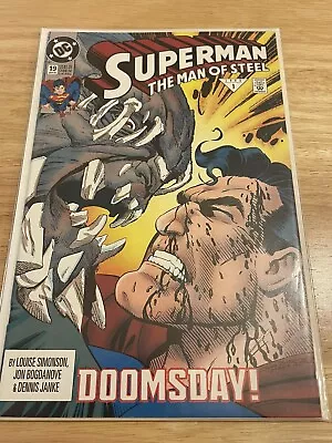 Buy Superman: The Man Of Steel #19 - Doomsday Jan 1993 • 14.99£