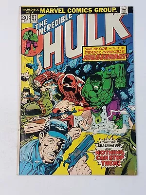 Buy Incredible Hulk 172 Marvel Comics Juggernaut Origin And Team-up Bronze Age 1974 • 31.97£