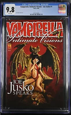 Buy Vampirella Intimate Visions Joe Jusko #1 (2006) Cgc 9.8 Harris Comics • 237.18£