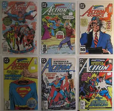 Buy 1984 Action Lot Of 6 #553,566,571,581,584,586 DC 1st Print Comic Books • 8.10£
