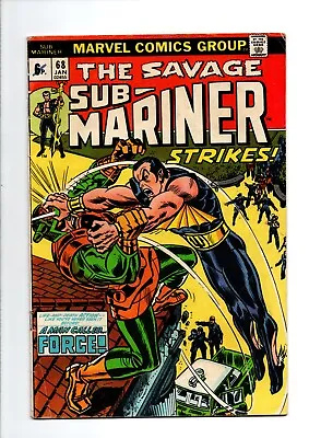 Buy The Savage Sub-Mariner #68, Vol.1, Key Issue, Marvel Comics, 1974 • 8.69£