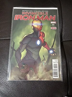 Buy Invincible Iron Man #3 -1st App Riri Williams In New Suit • 12.50£