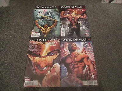Buy Gods Of War Civil War 1,2,3,4 Set 4 Marvel Comics Hercules Ex Condition • 8£
