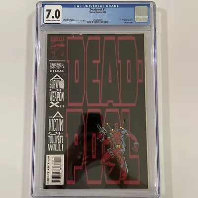 Buy Deadpool: The Circle Chase #1 CGC 7.0 - 1993 - 1st Print  - White Pages • 31.97£