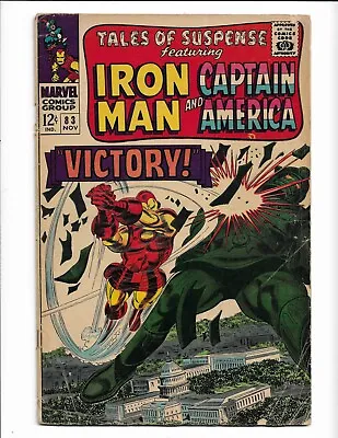 Buy Tales Of Suspense 83 - Vg- 3.5 - Iron Man - Titanium Man -captain America (1966) • 11.99£