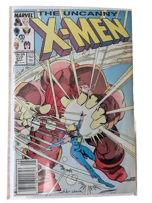 Buy Uncanny X-Men # 217 Newsstand Marvel Comics 1987 Claremont • 3.20£