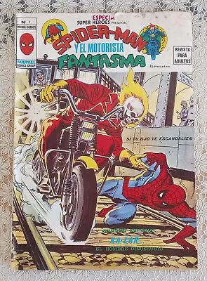 Buy MARVEL TEAM-UP 15 Ghost Rider SpiderMan Cover Variant Edition MARVEL COMICS 1974 • 76.23£