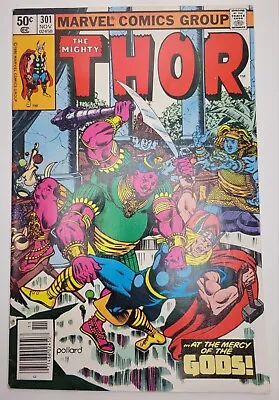 Buy Thor #301 (1980, Marvel) VG+ Key, Introduction Of Ta-Lo, Bronze Age, Newsstand  • 3.93£