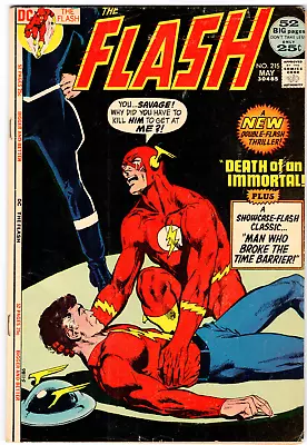 Buy 52-Page Giant  THE FLASH #215   NEAL ADAMS Cover!  JAY GARRICK Story!  VG+ (4.5) • 29.54£
