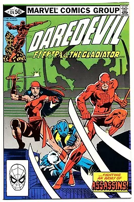 Buy DAREDEVIL #174 VF, 1st Hand, Frank Miller, Marvel Comics 1981 • 31.77£