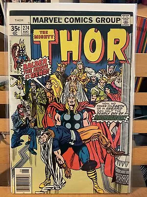 Buy The Mighty Thor # 274 -balder The Brave Is Dead-deadly Day Of Ragnarok • 8.03£