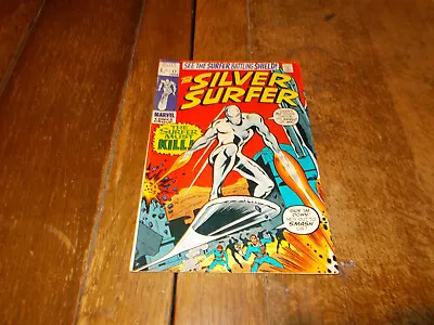 Buy Silver Surfer #17 - Marvel 1970 Bronze Age 1/- Lee, Buscema SHIELD Iron Man VFN- • 39.95£