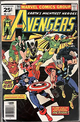 Buy Marvel Comics The Avengers 150 Aug 1976 150th Anniversary • 13.58£
