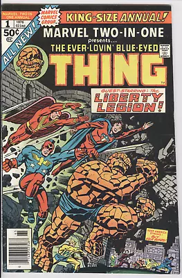 Buy THE THING #1 MARVEL Featuring King Size Annual! G/VG Or Better • 3.19£