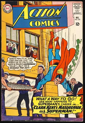 Buy ACTION COMICS #331 1965 SUPERMAN  Clark Kent's Masquerade As Superman  SUPERGIRL • 11.91£