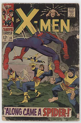 Buy Uncanny X-Men 35 Marvel 1967 GD VG Spider-Man Roy Thomas • 103.94£