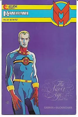 Buy MIRACLEMAN - No. 23 (June 1992) By NEIL GAIMAN [Eclipse Series]  The Silver Age  • 19.50£