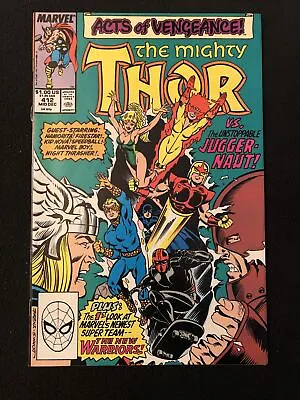 Buy Thor 412 8.5 1st New Warriors Marvel 1989 1st New Warriors Fh • 18.26£
