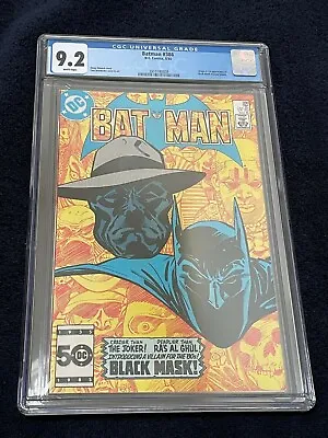 Buy Batman #386 ✨ Graded 9.2 White Pages By CGC ✨1st App Black Mask *DC Comics • 118.54£