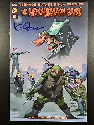 Buy Teenage Mutant Ninja Turtles The Armageddon Game #8 Cvr Ri Kevin Eastman Signed • 39.95£