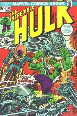 Buy Marvel Comics The Incredible Hulk Vol 1 #163A 1973 5.0 VG/FN 🔑 • 21.31£