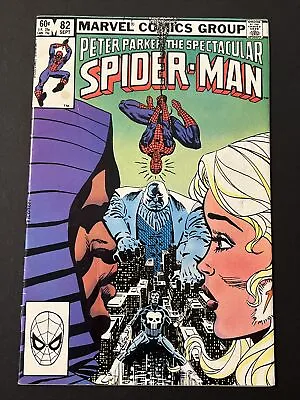Buy Peter Parker The Spectacular Spider-Man #82 1st Punisher VS Kingpin Marvel 1983 • 7.88£