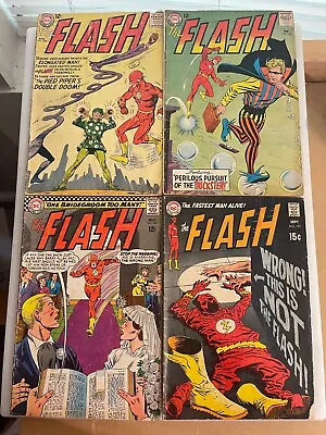 Buy Flash 138 142 165 191 Lot 4 Silver Age Dc Comics 1963 • 27.66£