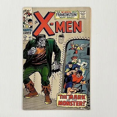 Buy X-Men #40 1967 FN Cent Copy 1st Frankenstein • 84£