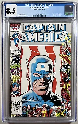 Buy Captain America 323 (Marvel, 1986)  CGC 8.5 WP  **1st Appearance Super Patriot** • 39.52£