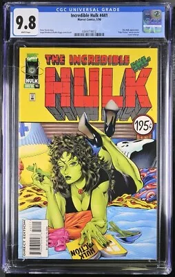 Buy Marvel Comics Incredible Hulk #441 CGC 9.8 WP She-Hulk Pulp Fiction Homage Cover • 118.58£