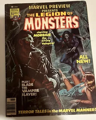 Buy Marvel Preview The Legion Of Monsters - BLADE, MORBIUS 1st 1976 • 24.99£