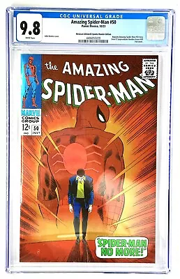 Buy CGC 9.8 Amazing Spider-Man #50 MEXICAN FOIL LIMITED TO 1000 COPIES 1st Kingpin • 159.90£