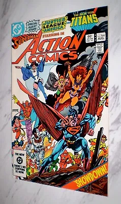 Buy Action Comics #546 Mint 9.9 WHITE Pages 1983 DC Superman, New Teen Titans, JLA • 80.06£