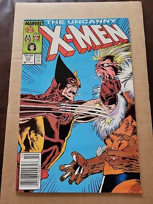 Buy Uncanny X-Men #222 NM- Classic Wolverine Vs Sabretooth Newsstand MCU Marvel 1987 • 15.80£