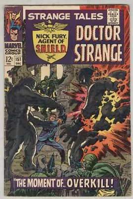 Buy Strange Tales #151 December 1966 VG Steranko Art Begins • 12.01£
