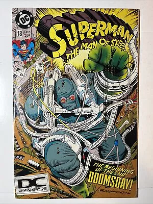 Buy Superman The Man Of Steel #18 *5TH PRINT* DC Universe UPC (DC Comics, 1992) • 99.93£