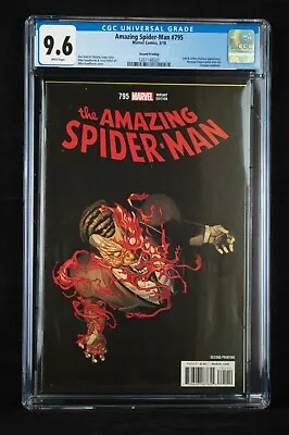 Buy Amazing Spider-Man (2018) #795 CGC 9.6 Hawthorne 2nd Printing Variant Cover! • 60.23£