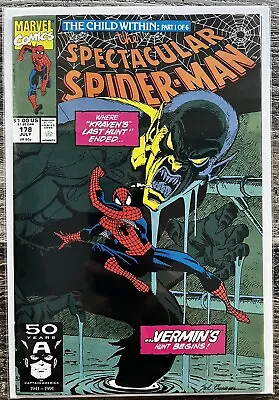 Buy Spectacular Spider-Man #178 - Marvel Comics - 1st Ashley Kafka - Clean Copy! Key • 9.59£