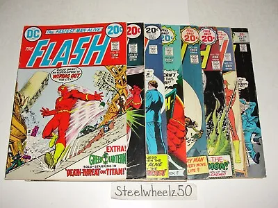 Buy Flash 8 Comic Lot DC 1973 #221 222 224 227 228 230 231 238 Green Lantern Rogues • 27.96£