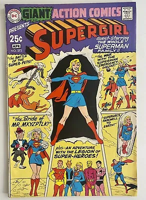 Buy Action Comics #373 DC Comics 1969 KEY GIANT SIZED FEATURING SUPERGIRL • 27.70£