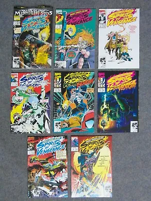 Buy SPIRITS OF VENGEANCE #1-8+12 + NIGHTSTALKERS #1 - Marvel 1992 Ghost Rider - VF+ • 20.99£