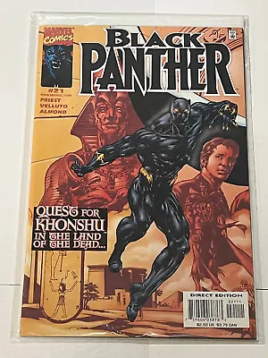 Buy Black Panther #21 (2000) Eric Killmonger Becomes BP, Moon Knight App - NM!! | Co • 118.59£
